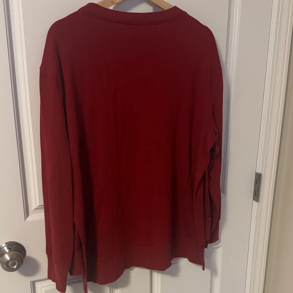 JoyLab Deep Red Sweatshirt - Picture 4 of 4